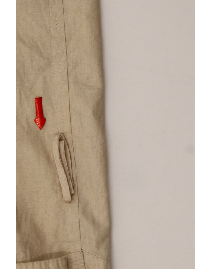 Vintage hombres doble pecho gabardina Reino Unido 38 medio beige