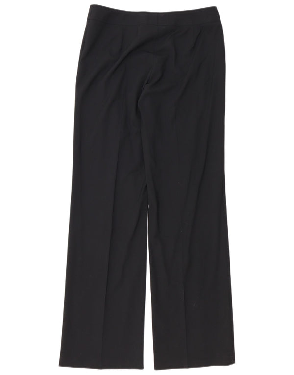 Hugo Boss Pantalones casuales de corte holgado para mujer UK 14 Large W32 L34 Negro