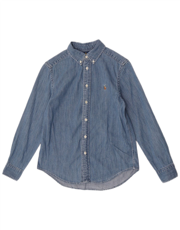 Ralph Lauren Camisa Vaquera para Niños 10-11 Años Azul Medio Algodón