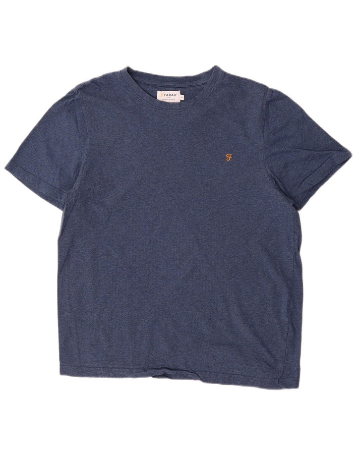 FARAH Camiseta Hombre Top Medium Azul Marino Algodón