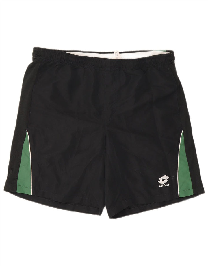 Lotto - Pantalones cortos deportivos para hombre, talla grande, color azul marino, poliéster
