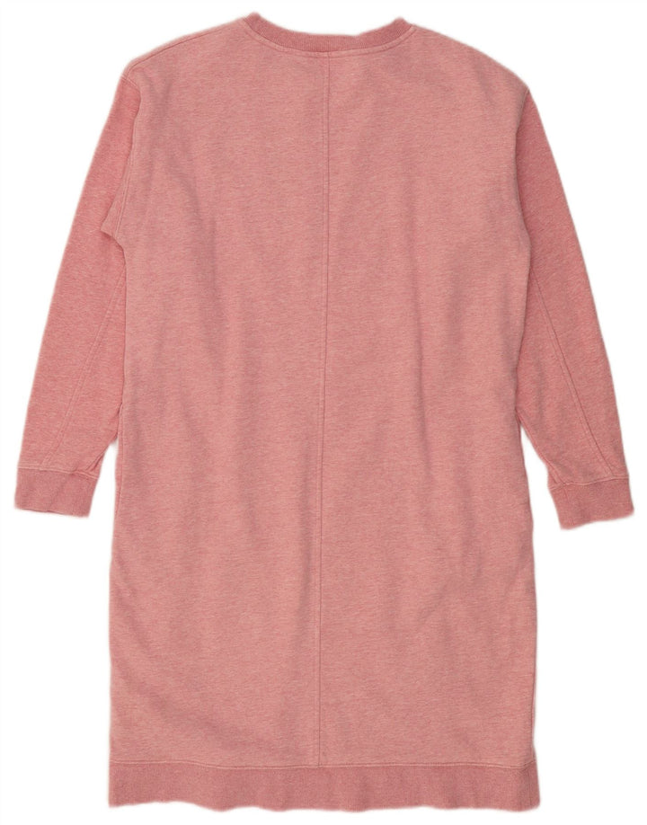 MARKS & SPENCER Vestido tipo jersey extragrande para mujer Reino Unido 10 Pequeño rosa moteado