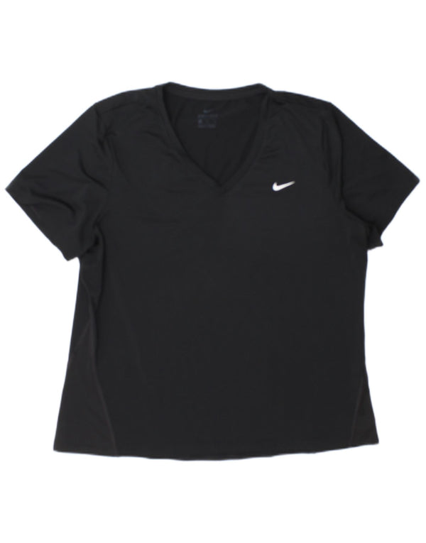 Camiseta Nike Dri Fit para hombre Top XL Poliéster negro
