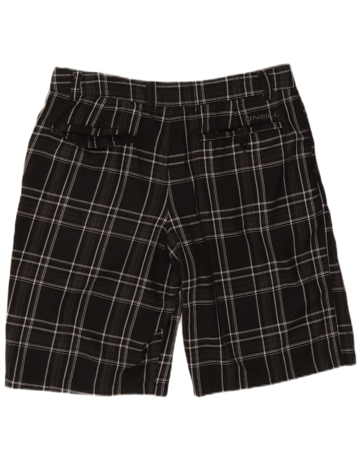 O'Neill Pantalones cortos chinos para hombre W34 Large Black Check