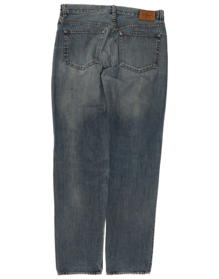 Vaqueros ajustados para mujer Calvin Klein W36 L34 Algodón azul