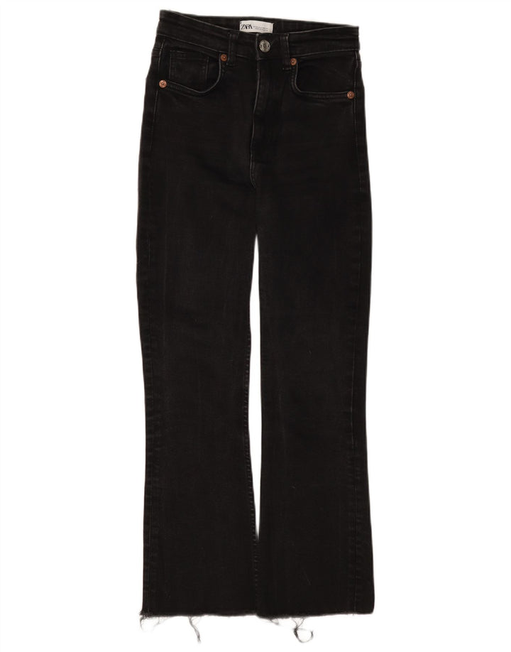 Zara Vaqueros Bootcut Mujer EU 34 2XS W24 L26 Negro