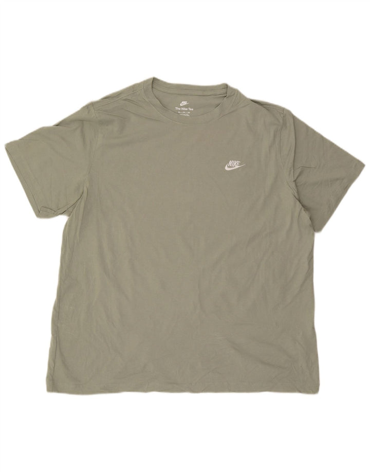 Camiseta Nike Hombre Top 2XL Algodón Verde