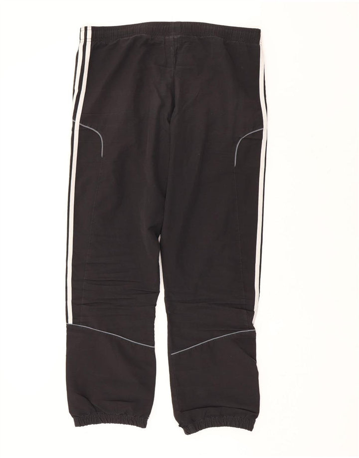 ADIDAS Hombre Chándal Pantalones Joggers Pequeño Negro Poliéster
