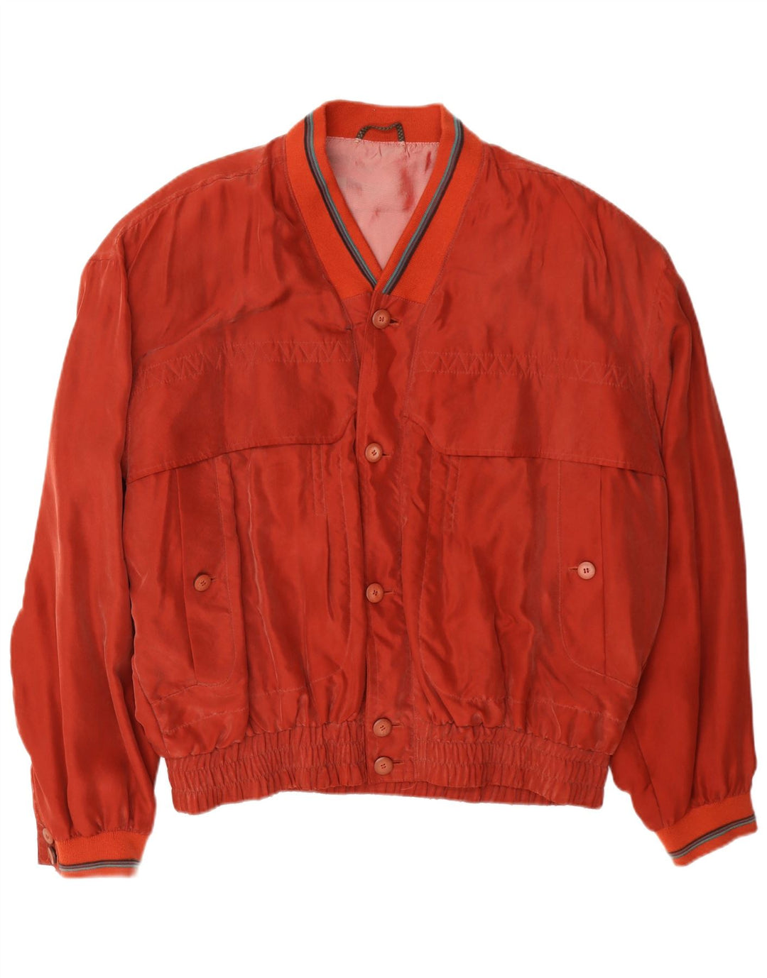 Konen Munchen Chaqueta Bomber Perryville para Hombre Reino Unido 40 Grande Rojo