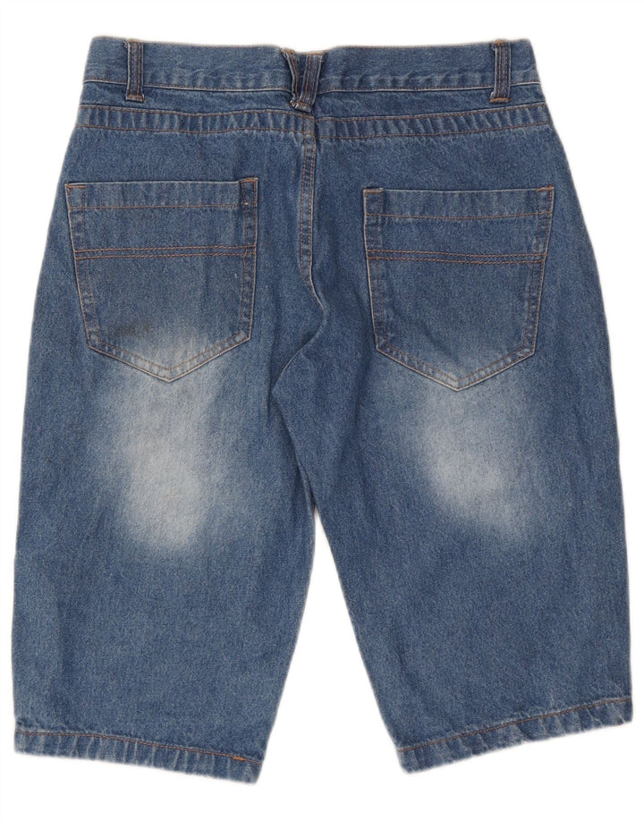 Pierre Cardin Pantalones Cortos De Mezclilla Para Hombre Pequeños W28 Algodón Azul