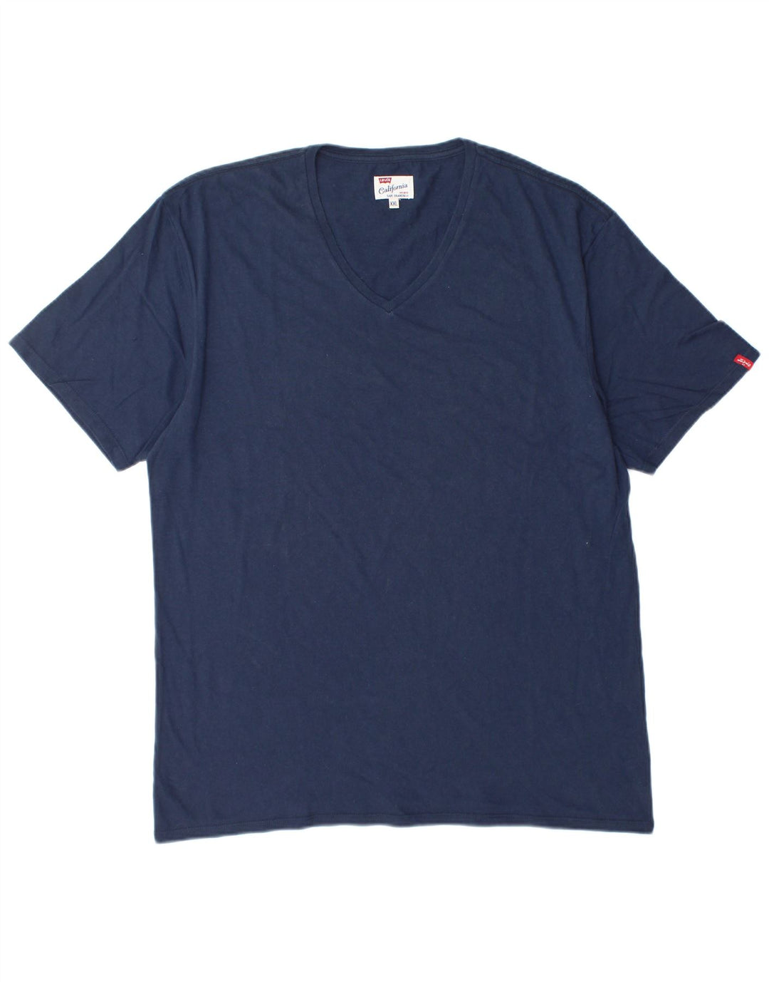LEVI'S Camiseta Hombre Top 2XL Azul Marino Algodón