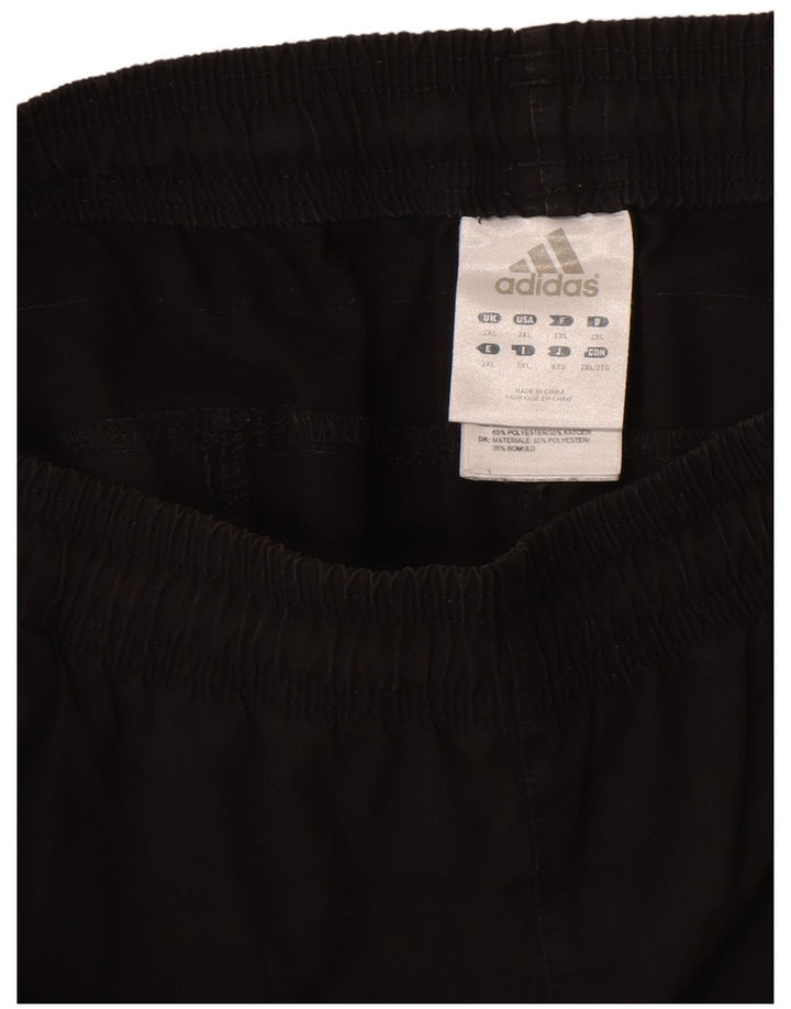 Adidas Pantalones de chándal para hombre 2XL Negro Poliéster