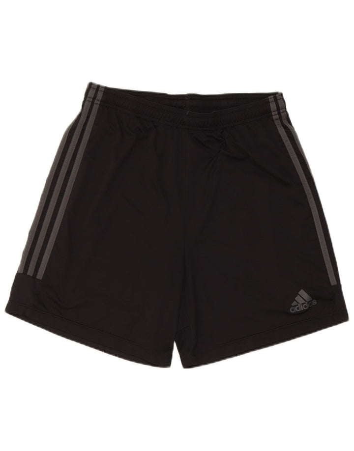 Adidas - Pantalones cortos deportivos Aeroready para hombre, tamaño grande, poliéster negro