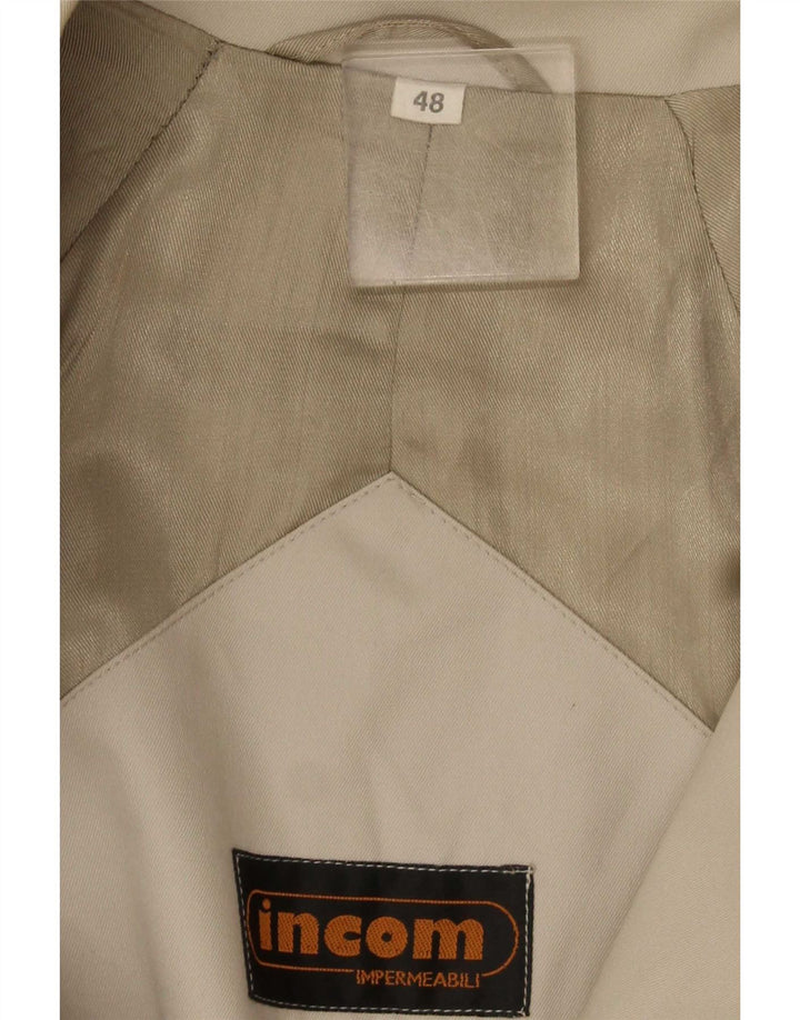 Gabardina de doble botonadura para hombre Incom IT 48 Gris medio