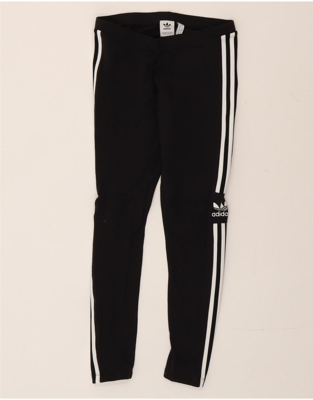 Adidas Leggings gráficos para mujer Reino Unido 12 Algodón negro mediano
