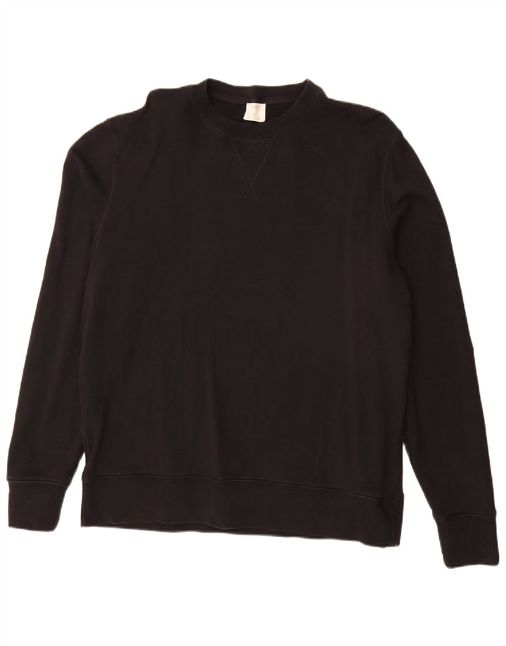 Marks & Spencer Hombre Sudadera Jumper XL Negro Algodón