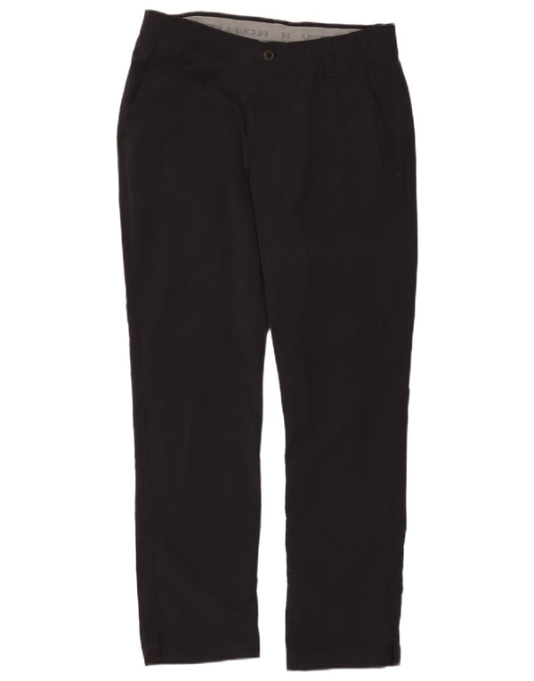 Under Armour Pantalón chino recto para hombre W34 L32 Negro
