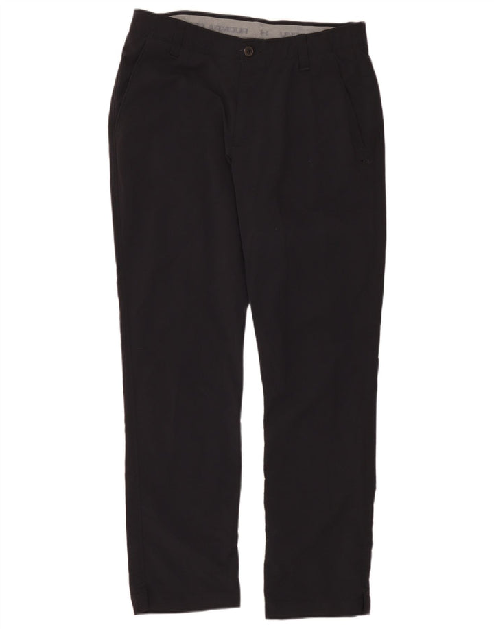 Under Armour Pantalón chino recto para hombre W34 L32 Negro