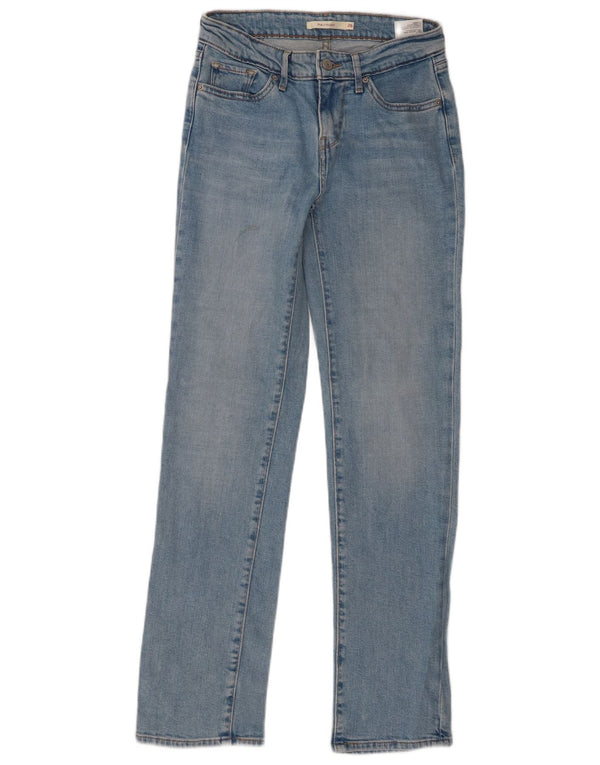 Vaqueros Levi's Mujer 714 Rectos W26 L30 Algodón Azul