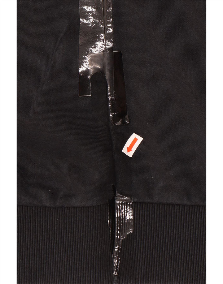 Diesel Sudadera con gráfico para niño, jersey, 15-16 años, algodón negro