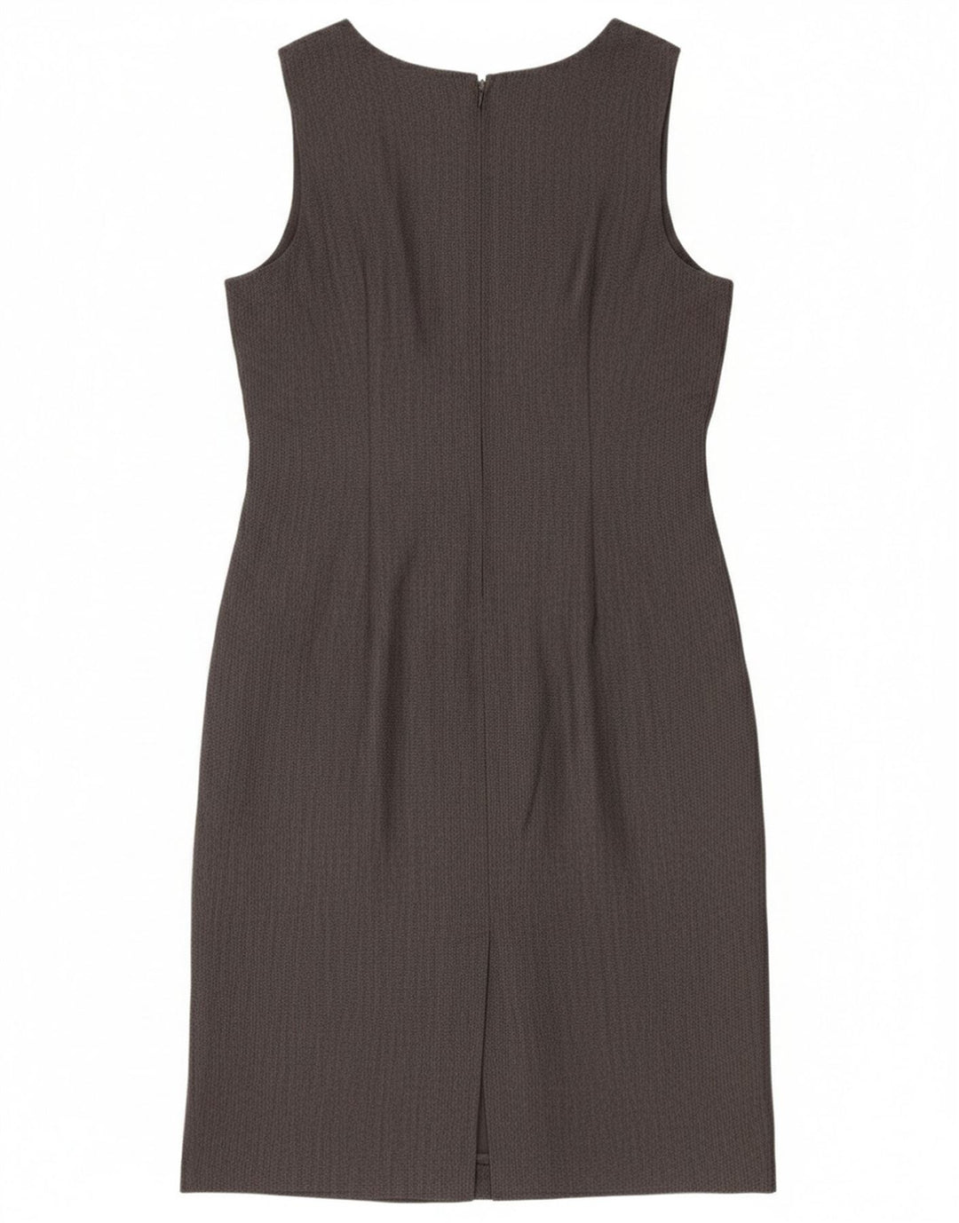Vintage mujer sin mangas vestido de vaina Reino Unido 12 gris medio