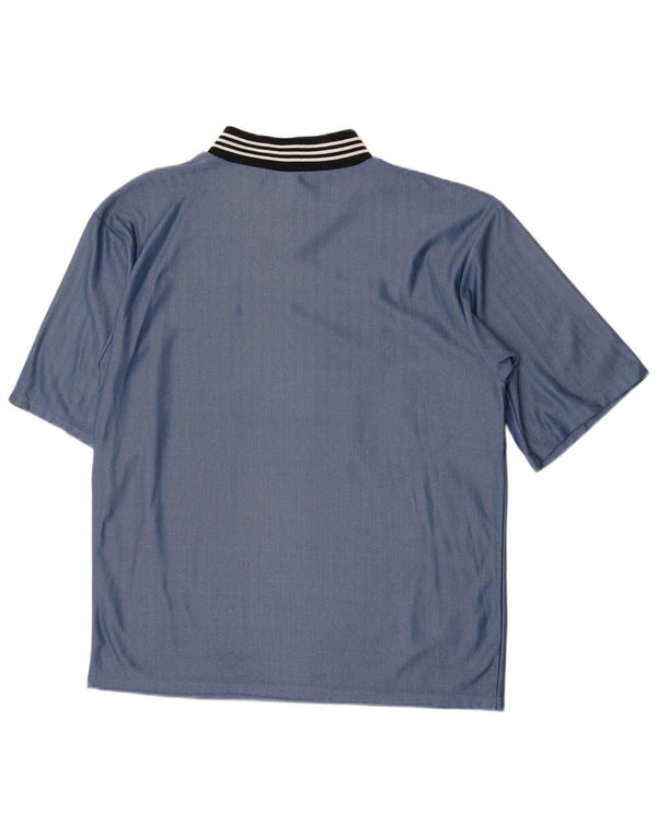 Adidas Hombre Newcastle United 1996-1997 Segunda Equipación XL Azul Poliéster Deportes