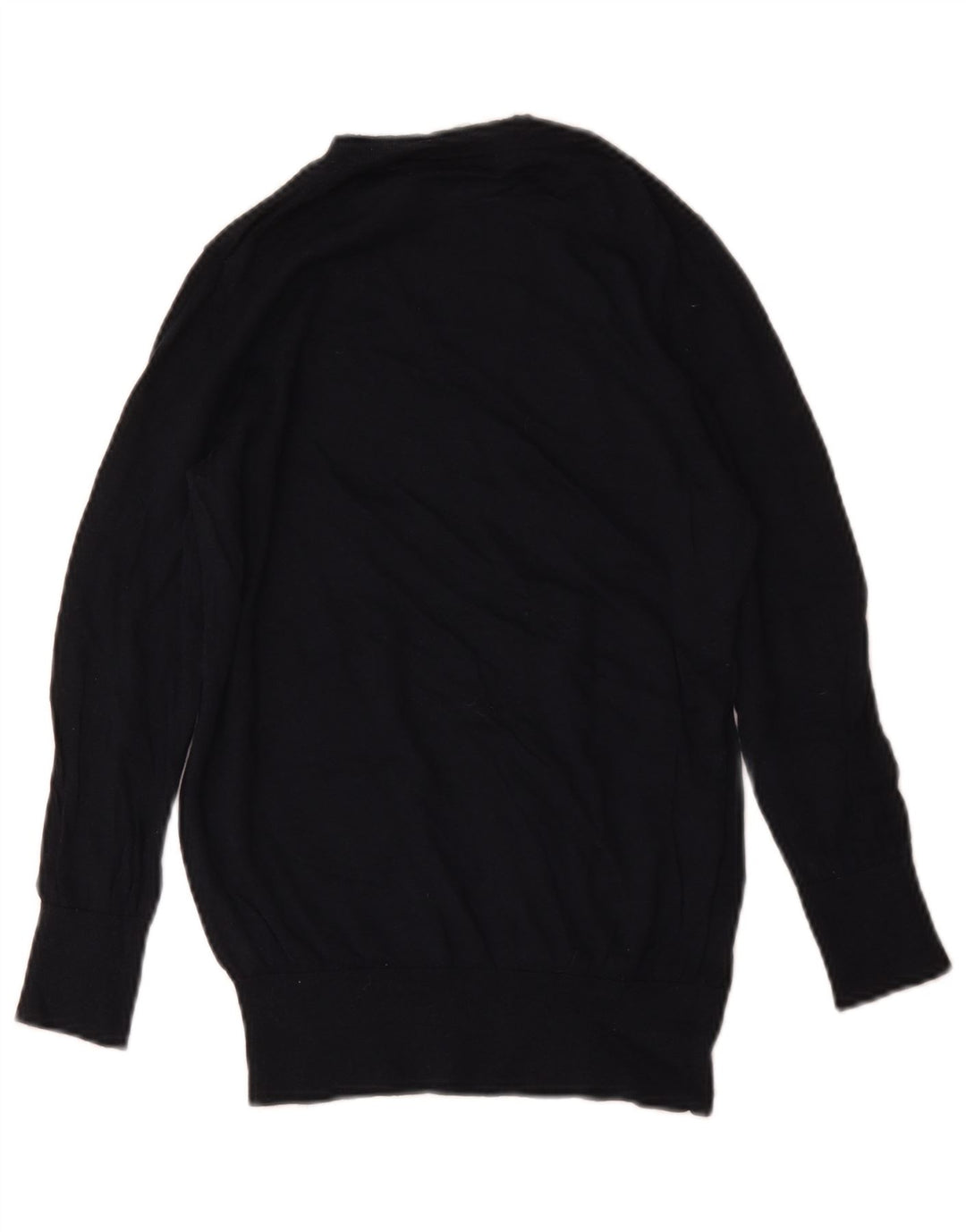 Gap Jersey de cuello redondo para mujer UK 10 Small Lana azul marino