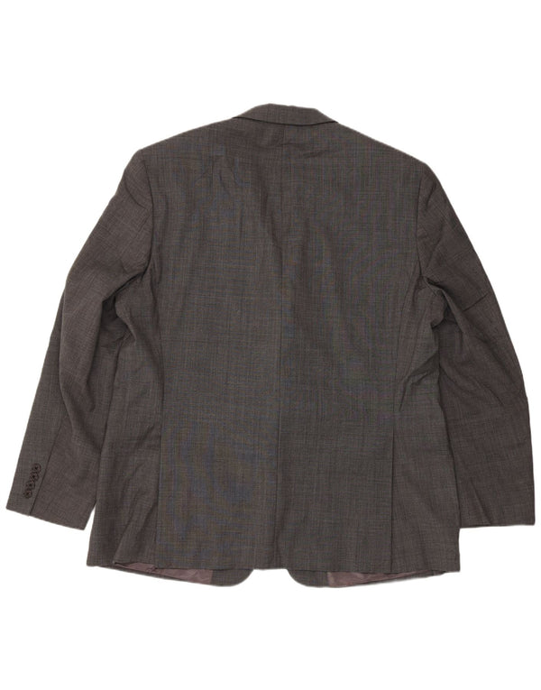 Ralph Lauren Chaqueta tipo blazer larga con 2 botones para hombre UK 46 2XL Gris Clásico