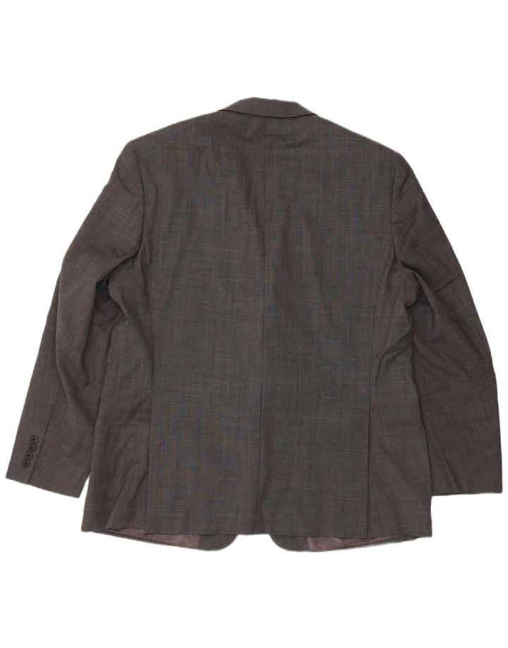 Ralph Lauren Chaqueta tipo blazer larga con 2 botones para hombre UK 46 2XL Gris Clásico