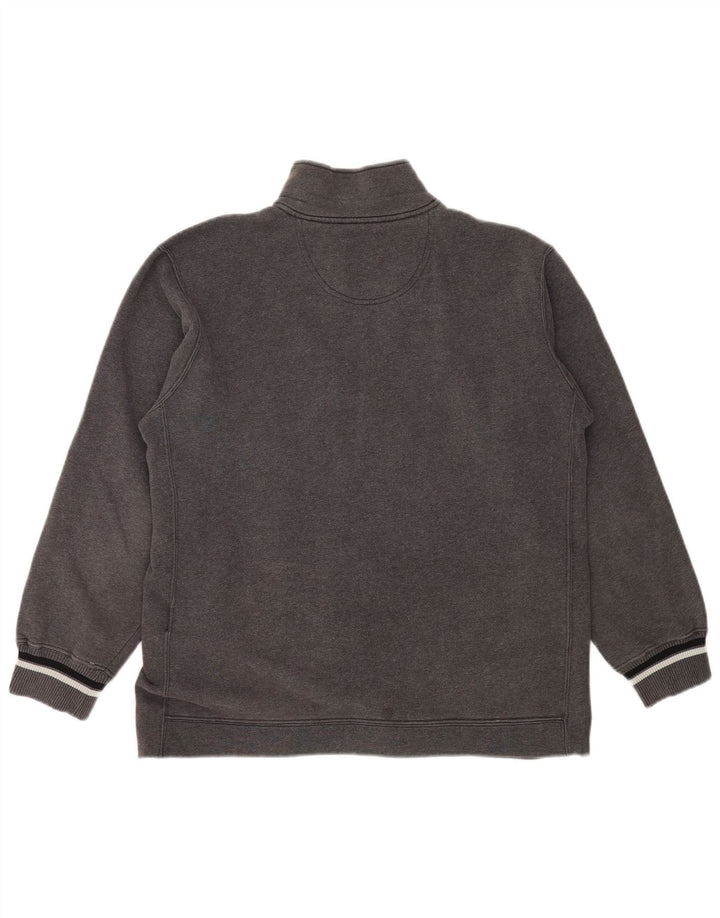 CHAMPION Sudadera con cuello y cremallera para hombre Jersey XL Algodón gris