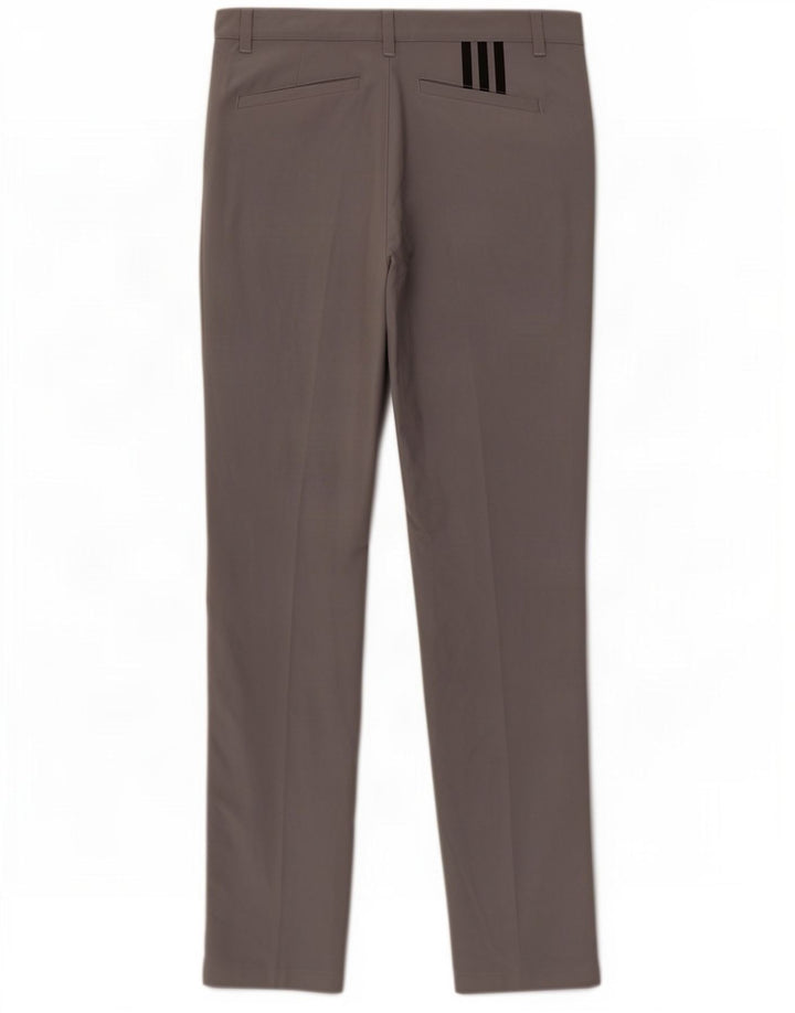 Adidas Pantalones Chinos Slim Para Hombre W32 L34 Poliéster Gris