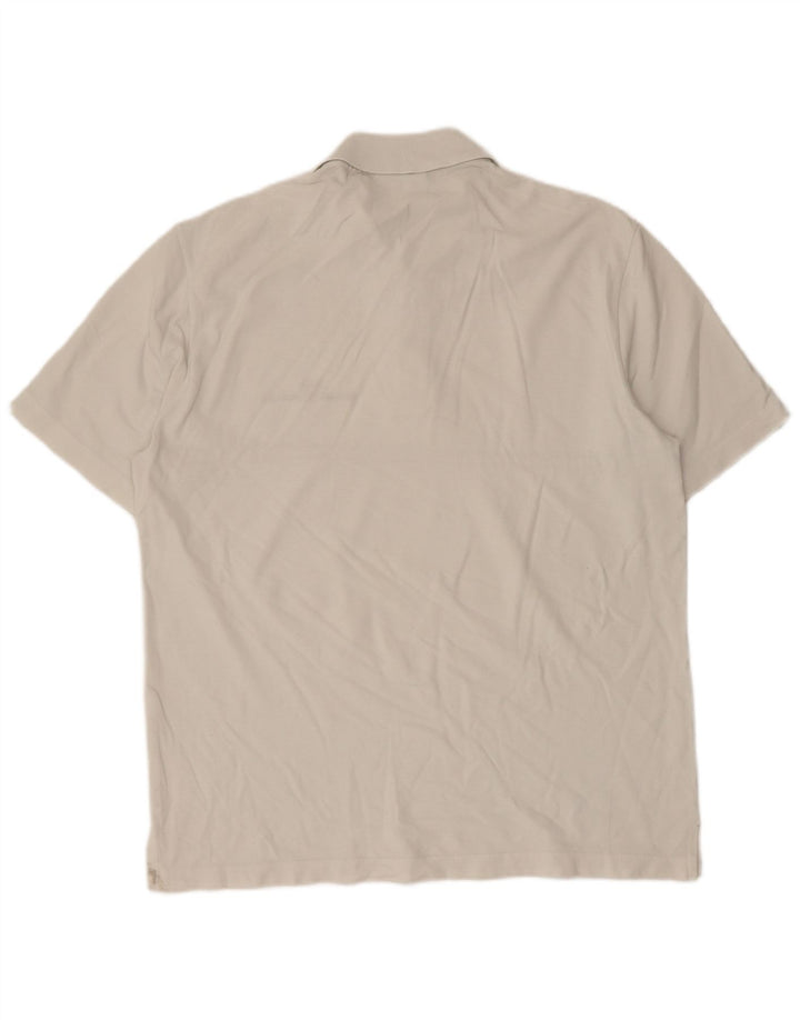 Sergio Tacchini Polo Hombre Algodón Rayas Blanco Grande
