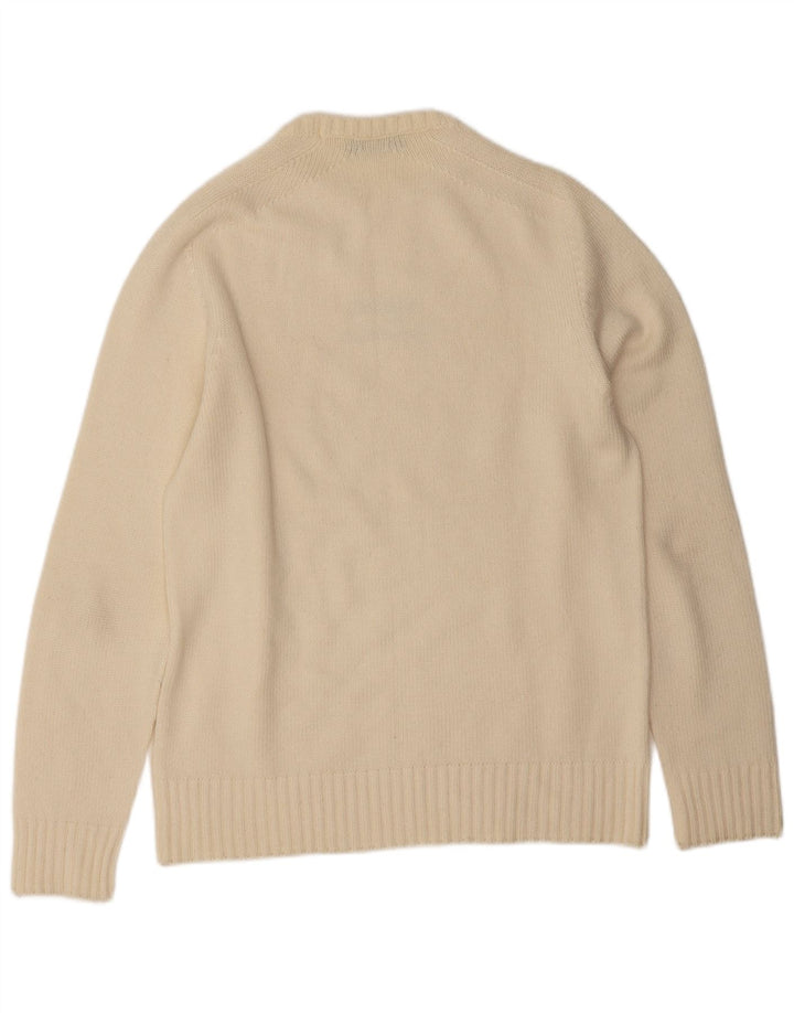Guess By Marciano Jersey De Cuello Redondo Para Hombre Medium Off White
