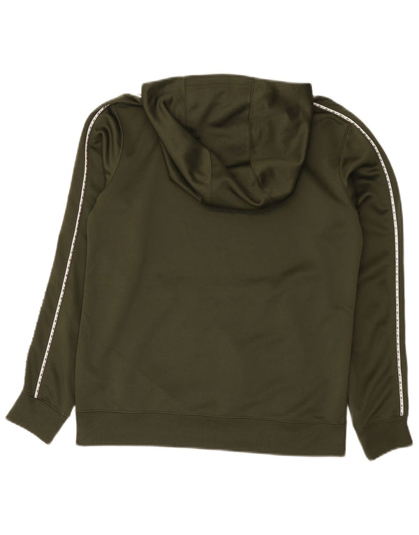 Nike - Sudadera con capucha para niños (12-13 años, talla grande, color caqui, poliéster)