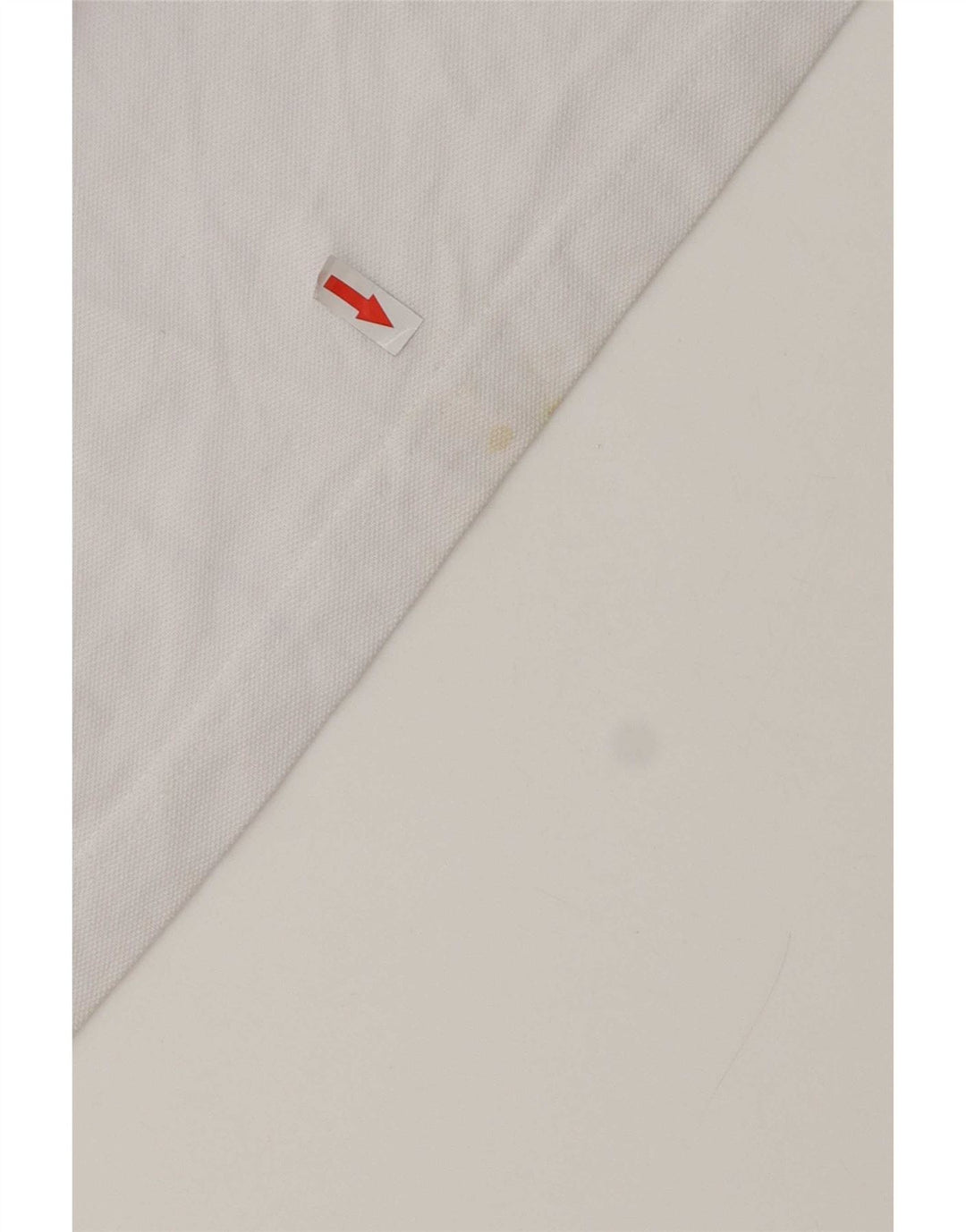 Crew Clothing Polo para hombre de algodón blanco grande