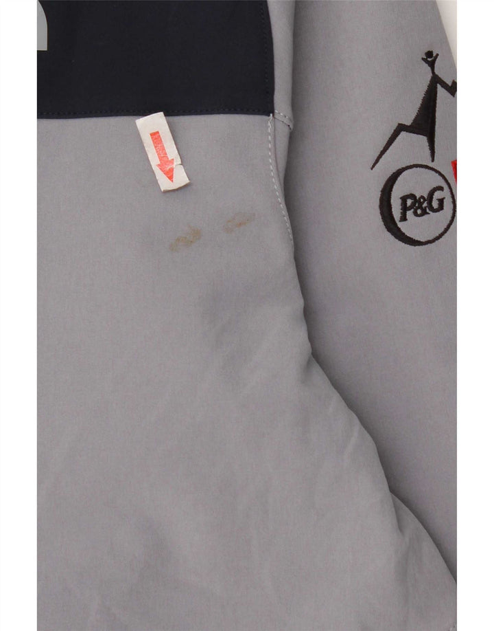 The North Face Chaqueta superior de chándal para hombre Poliéster con bloques de color gris grande