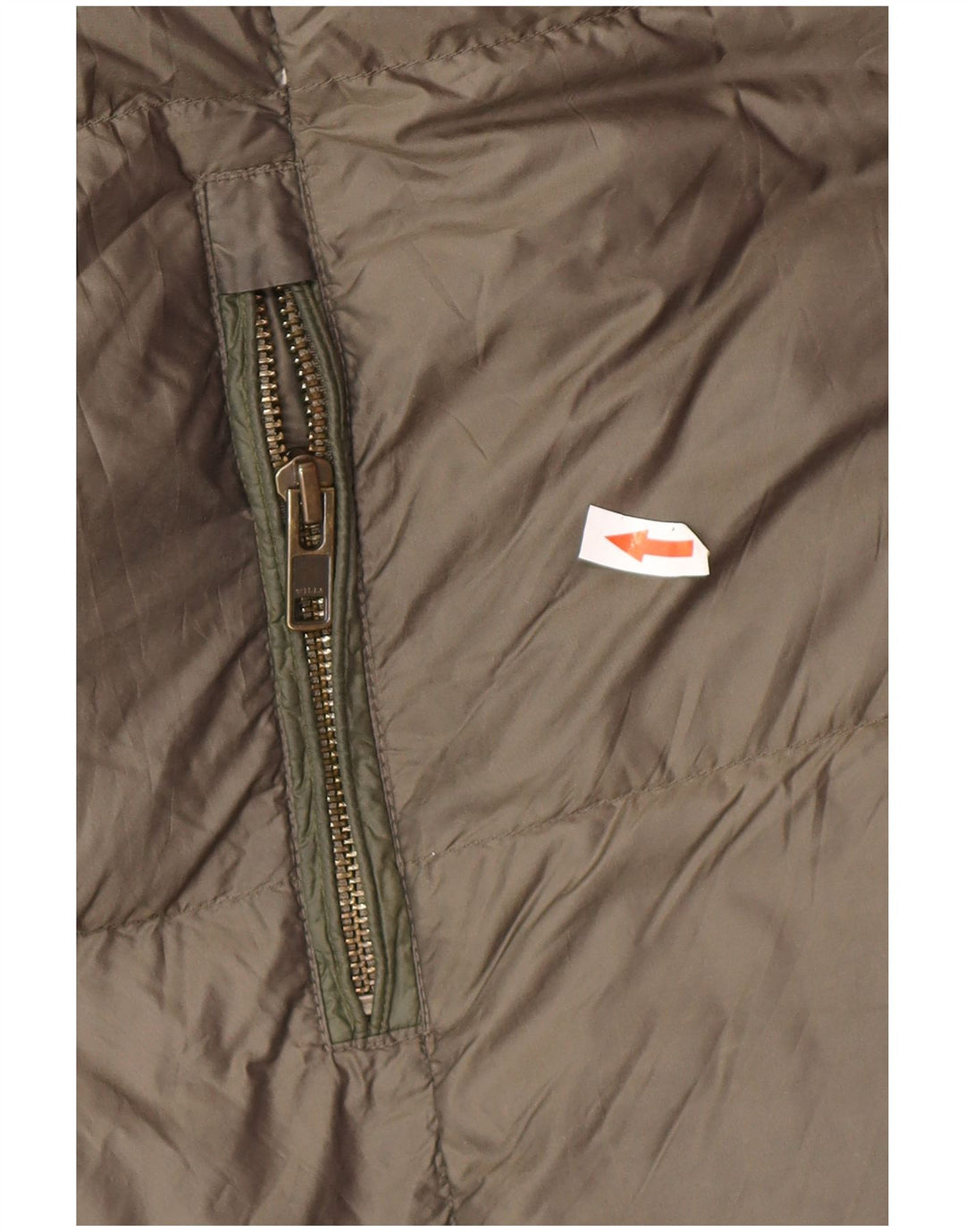 Jack Wills Abrigo acolchado con capucha para mujer UK 44 Poliéster caqui grande