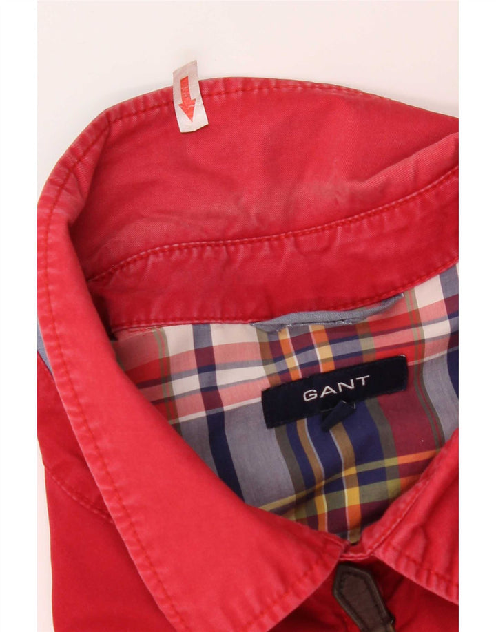 Gant Chaqueta Bomber para Hombre UK 44 2XL Algodón Rojo