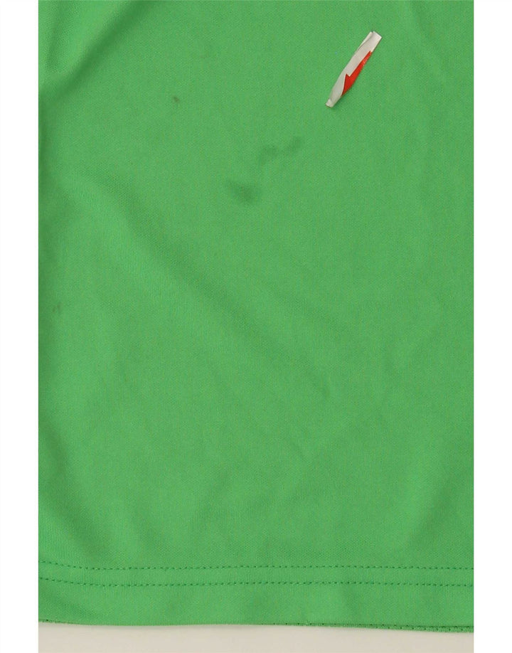 Camiseta Nike Hombre Dri Fit Top Poliéster Color Block Verde Medio