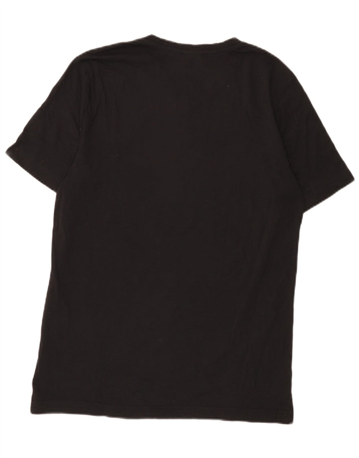 Puma - Camiseta para hombre, talla pequeña, algodón negro