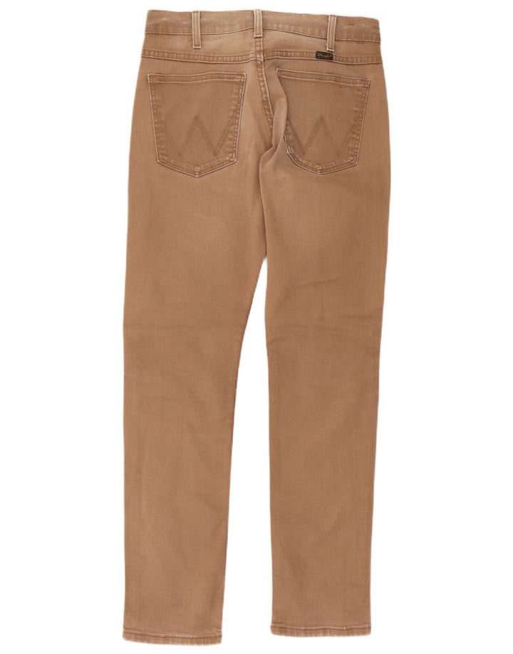 Vaqueros Wrangler Hombre Slim W31 L34 Algodón Marrón