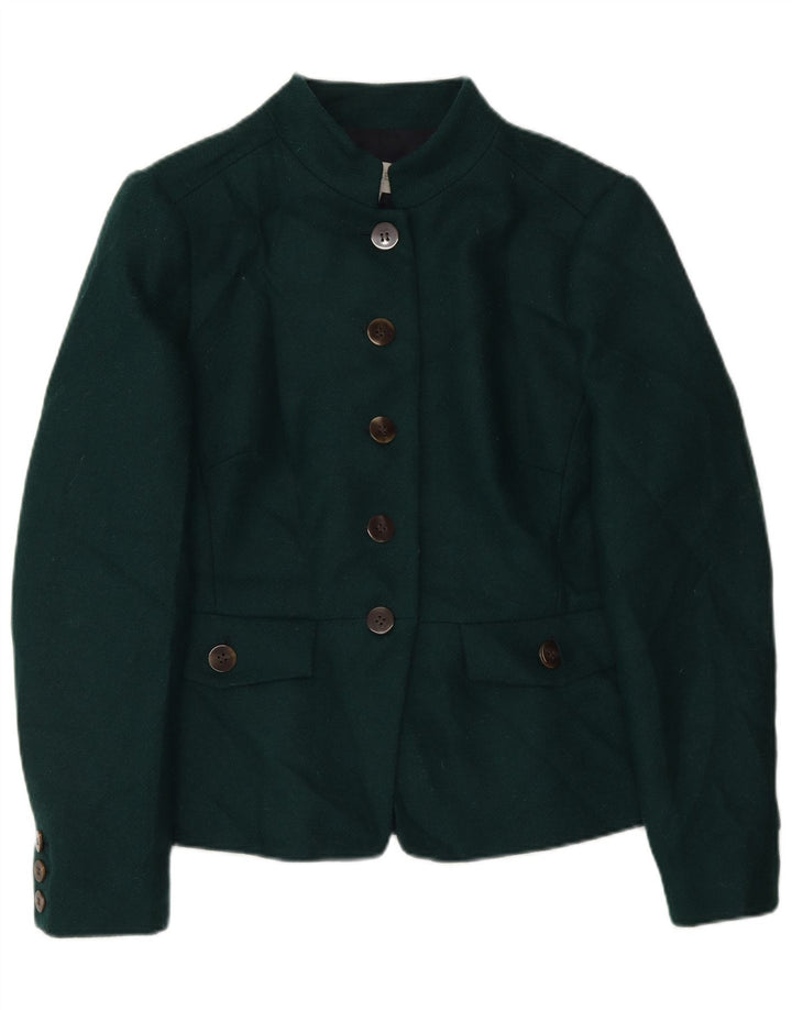 Hobbs Chaqueta Blazer de 5 Botones para Mujer UK 44 Grande Lana Verde