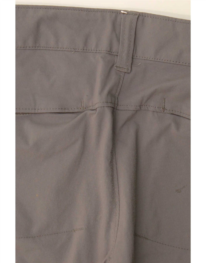 Columbia Pantalones cortos cargo para mujer US 6 Medium W30 Nylon gris