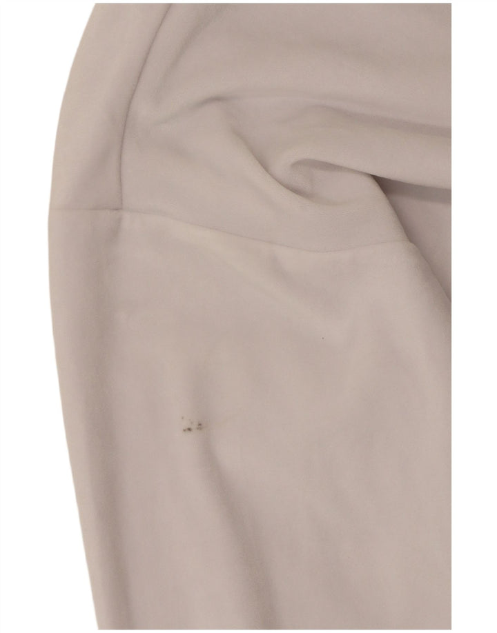 JUICY COUTURE Sudadera con gráfico corto para mujer, jersey, talla 40, talla grande, color blanco