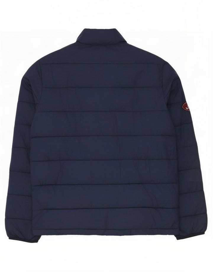 Jack Wills Chaqueta acolchada para hombre UK 40 Large Nylon azul marino