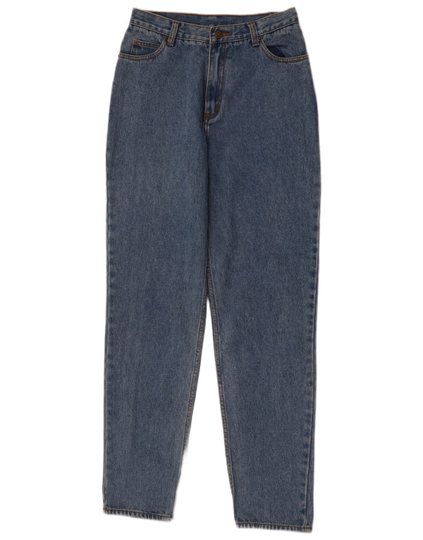 Laura Ashley Vaqueros cónicos de cintura alta para mujer UK 12 Medium W28 L32 Azul