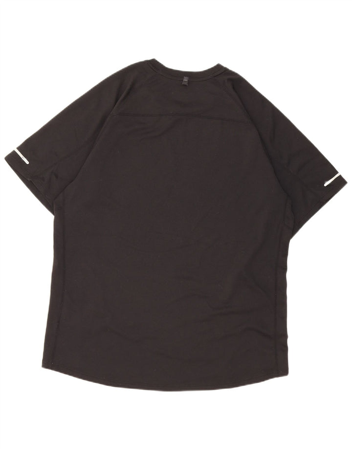 Nike - Camiseta Dri Fit para hombre, talla grande, poliéster negro