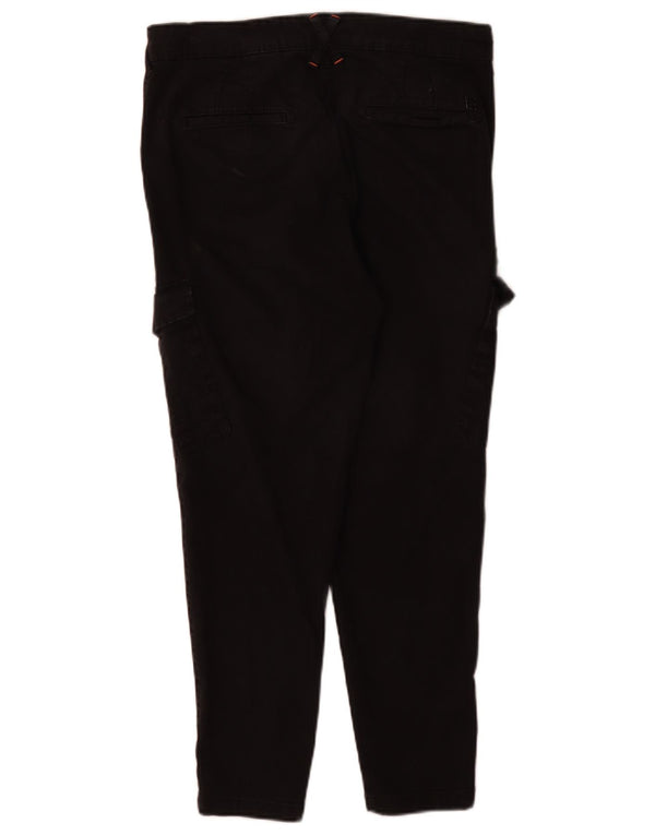 Jack & Jones Pantalones cargo cónicos para hombre W31 L30 Algodón negro