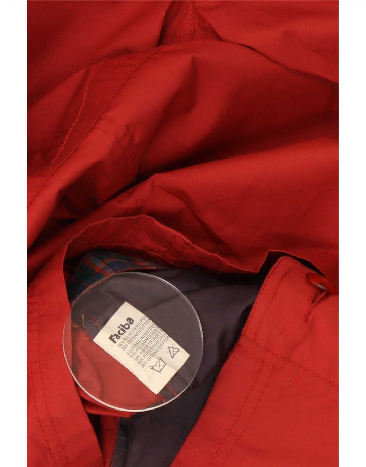 Faciba Chaqueta utilitaria para hombre IT 50 Poliéster rojo grande