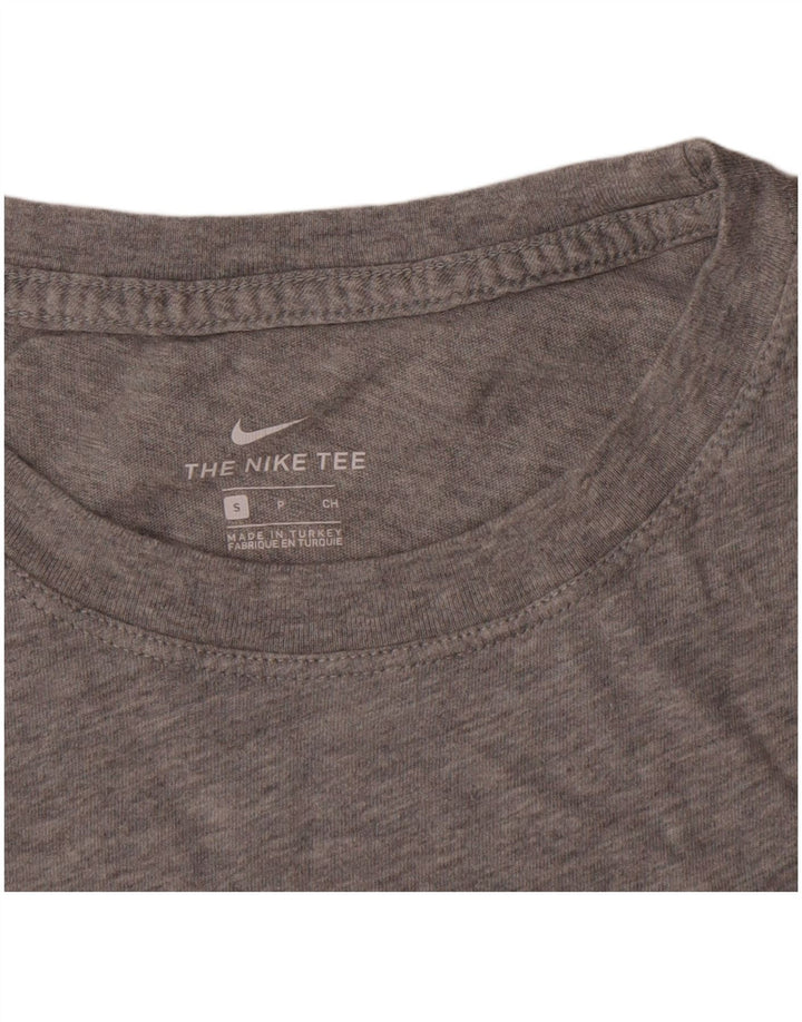 Nike Camiseta gráfica para hombre Top pequeño de algodón moteado gris